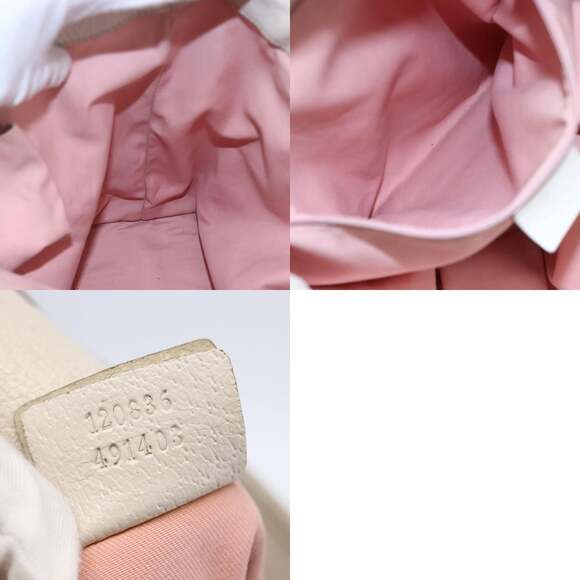 GUCCI GG Canvas Tote Bag Pink Gold - Picture 12 of 12